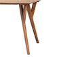 Baxton Studio Sahar Dining Table in Walnut Brown - Table Only, , large