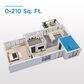 Danby Air Purifier for rooms up to 210 sq. ft in White, , large