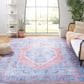 Safavieh Serapi 8" x 10" Light Blue and Beige Area Rug, , large