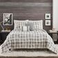 Peking Handicraft Maddie 5-Piece King Comforter Set in Gray, , large