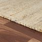 L&R Resources Willow White 10" x 14" Area Rug, , large