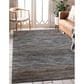 L&R Resources Rondane 9" x 12" Navy Area Rug, , large