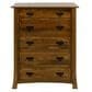 Fleming Furniture Co. Solid Oak Chest in Vail Brown, , large