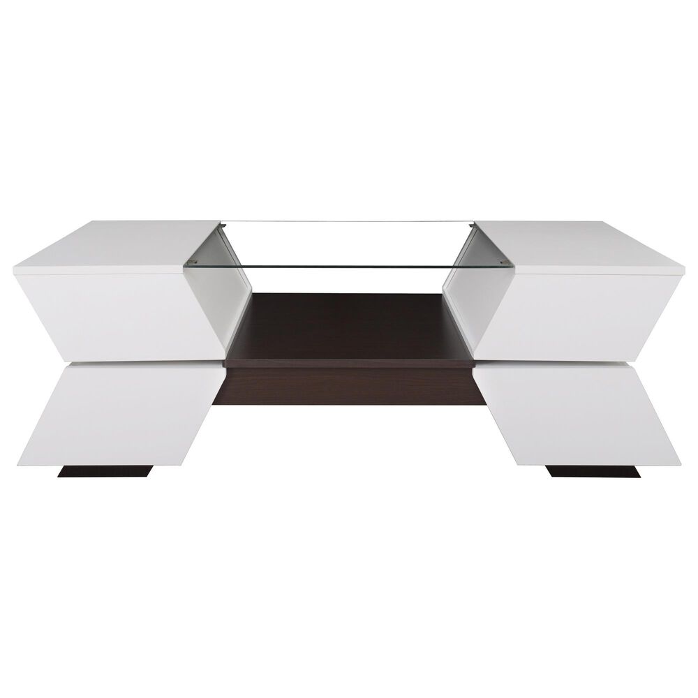 Furniture of America Pierson Coffee Table in White, , large