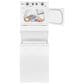 Whirlpool 3.5 Cu. Ft. Long Vent Gas Stacked Laundry Center in White, , large