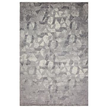 Harounian Rugs Sunbrella 600 S6-01 5" x 8" Grey and Charcoal Area Rug, , large