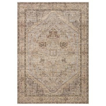 Loloi Priscilla Beige and Earth 9"3" Round Area Rug, , large