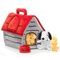 Lambs and Ivy Classic Snoopy Interactive Plush Doghouse with 5 Stuffed Animal Toys, , large