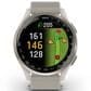 Garmin Approach S50 43mm Golf and Fitness Smartwatch Cream Gold Aluminum Bezel Case with Ivory Nylon Band, , large