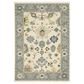 Oriental Weavers Lucca Floral Border 2" x 3" Ivory Area Rug, , large
