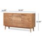Hearth and Haven 3-Door Sideboard in Natural, , large