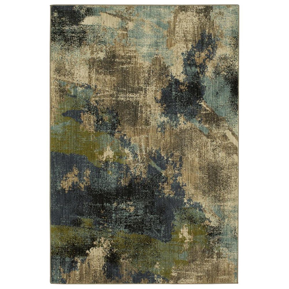 Karastan Elements Suffuse 91435 8" x 11" Multicolor Area Rug, , large