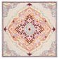 Safavieh Micro-Loop 5" Square Beige and Orange Area Rug, , large