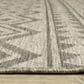 Oriental Weavers Tortuga TR03A 9"10" x 12"10" Beige and Black Area Rug, , large
