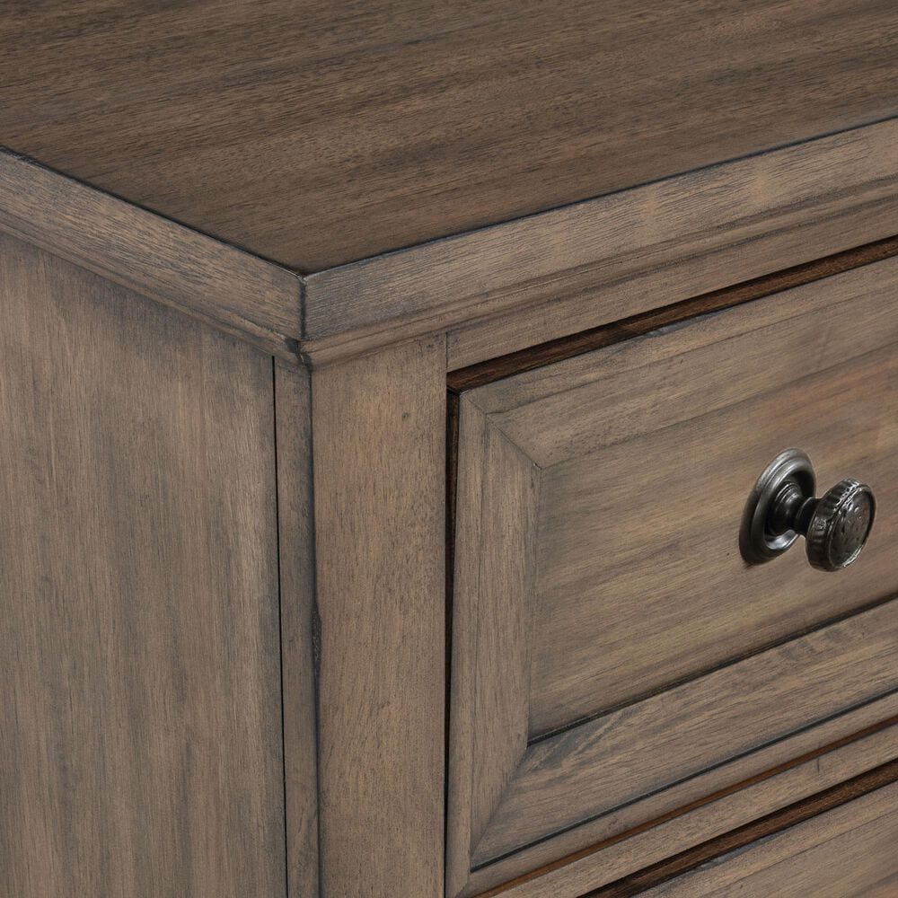 New Heritage Design Mariana 2-Drawer Nightstand in Vintage Mocha, , large