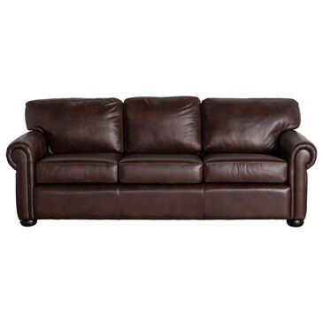 Vintage Leather Leather Sofa in Anfield Dark Brown, , large