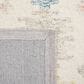 Safavieh Micro-Loop MLP476M 5" x 8" Ivory and Blue Area Rug, , large