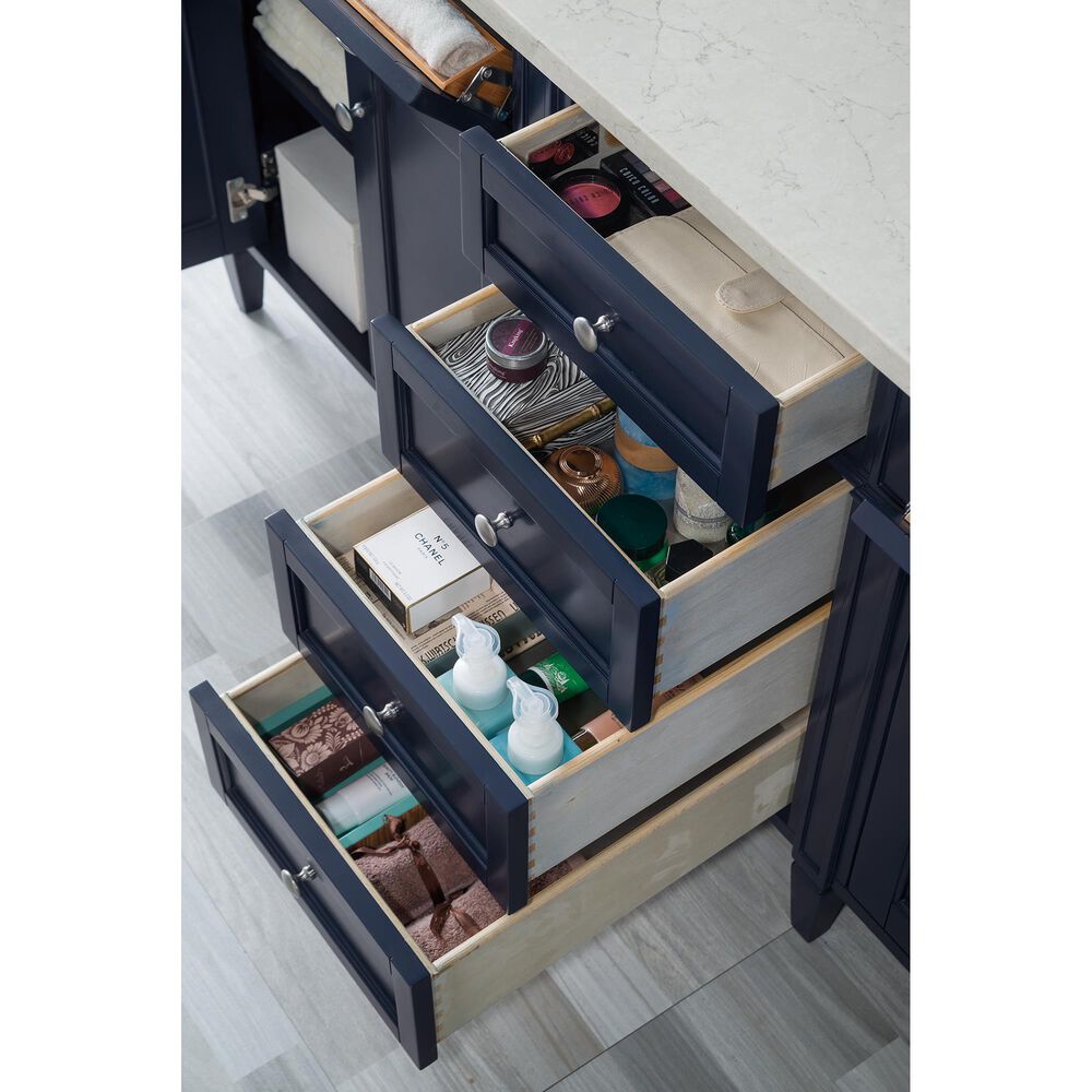 James Martin Brittany 72 Double Bathroom Vanity Cabinet In Victory Blue Nebraska Furniture Mart Double Bathroom Vanity Cabinet, 72 Brittany Double Bathroom Vanity Victory Blue