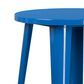 Flash Furniture 24" Round Bar Table in Blue, , large