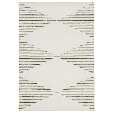 Oriental Weavers Cambria Diamond Stripe 6"7" x 9"6" Beige Area Rug, , large