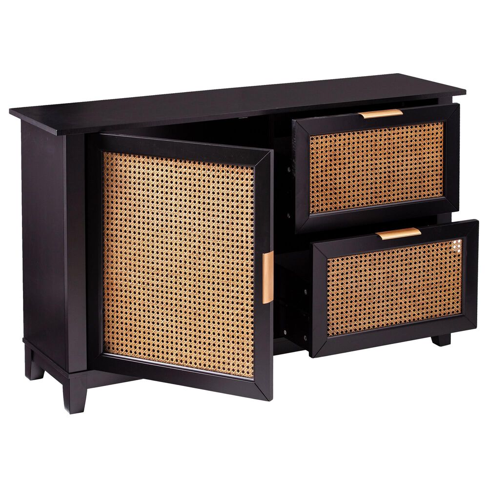 Southern Enterprises Chekshire Anywhere Storage Cabinets in Black and Natural, , large