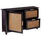 Southern Enterprises Chekshire Anywhere Storage Cabinets in Black and Natural, , large