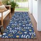Dalyn Rug Company Wonderland WN18 2"3" x 7"6" Navy Indoor/Outdoor Runner, , large