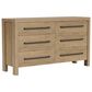 Shannon Hills Davie 5-Piece King Upholstered Bedroom Set in Pale Oak, , large