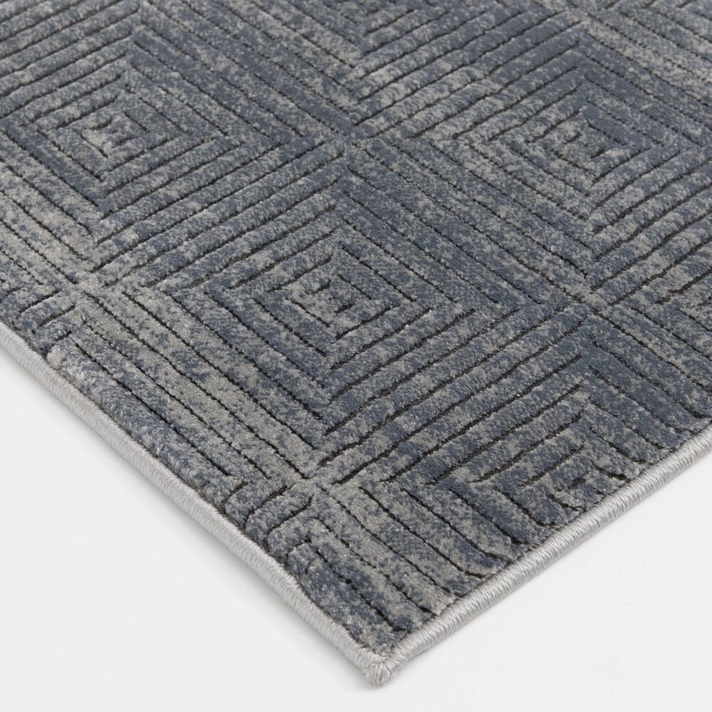 Central Oriental Clearwater Barris 7&#39;10&quot; x 9&#39;10&quot; Gunmetal and Shade Area Rug, , large