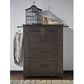 A-America Sun Valley 5 Drawer Chest in Charcoal, , large