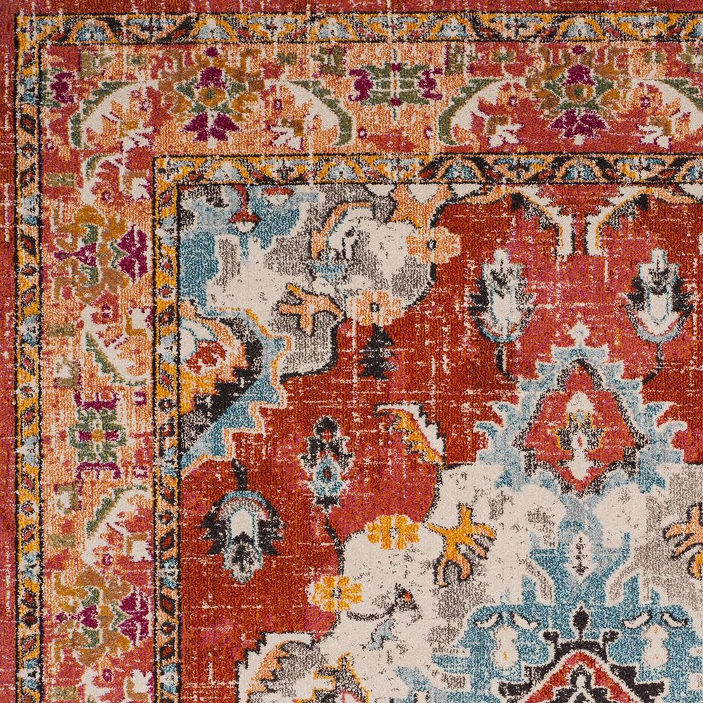Safavieh Monaco MNC243H-4 4&#39; x 5&#39;7&quot; Orange/Light Blue Area Rug, , large