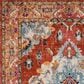 Safavieh Monaco MNC243H-4 4" x 5"7" Orange/Light Blue Area Rug, , large