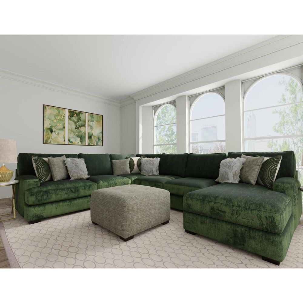 Henderson Central Park 3-Piece Stationary Left-Facing Sectional with Chaise in Lucious Pine, , large