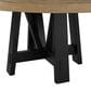 Emerald Home Furnishings Charleston Dining Table and 4 Chairs in Black and Natural, , large