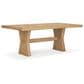 Millenium Galliden Trestle Dining Table in Brown, , large
