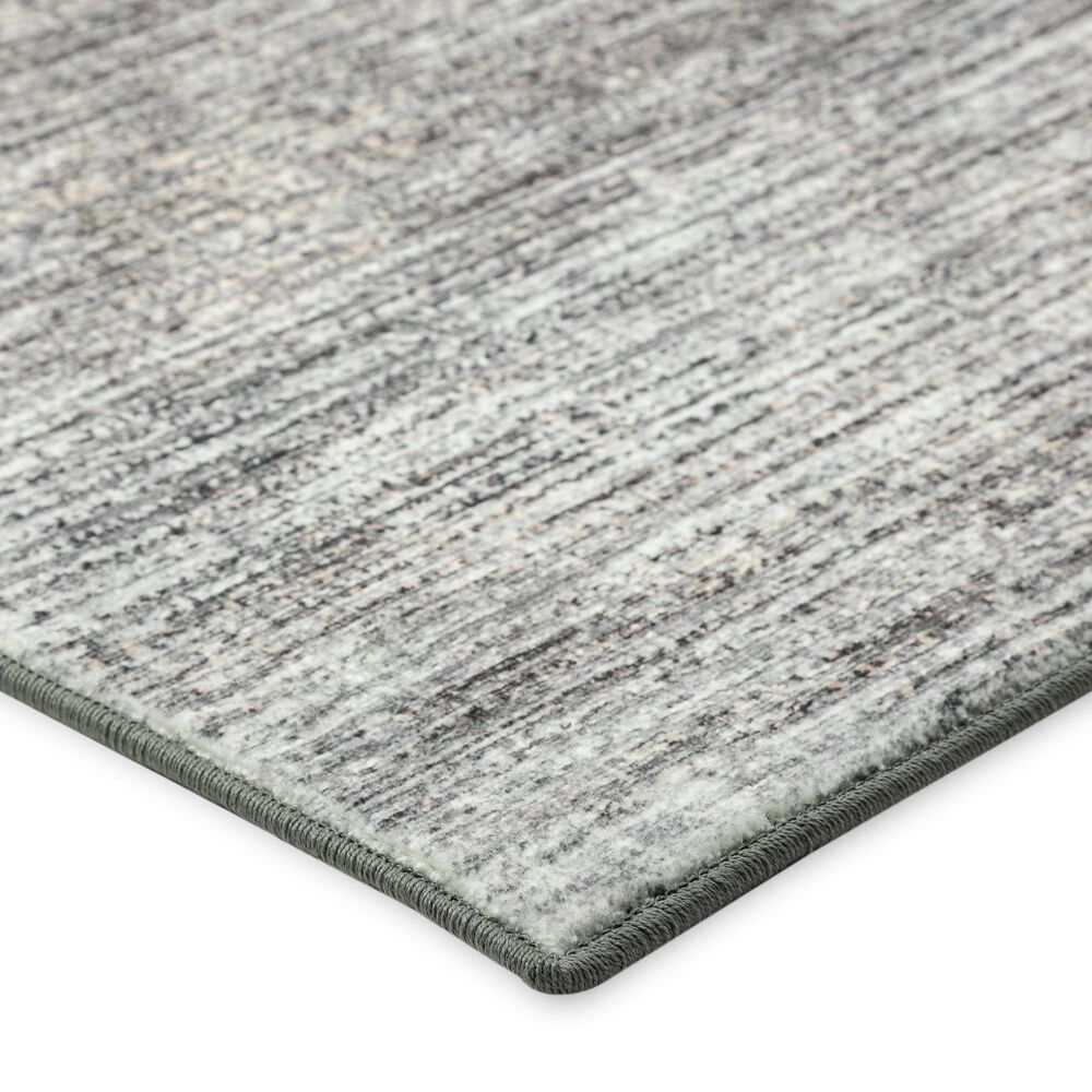 Dalyn Rug Company Ciara 2&#39;6&quot; x 10&#39; Graphite Indoor/Outdoor Runner, , large