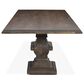 Home Trends & Design Nimes 98" Rectangular Dining Table in Weathered Mango - Table Only, , large