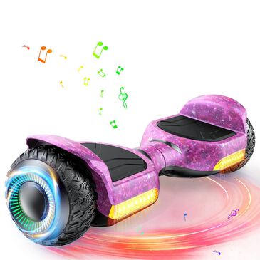 HOMLUX Off Road Self Balancing Scooter with 6.5" Tires in Galaxy Purple, , large