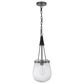 Cal Lighting Cordoba 1-Light Pendant Light in Grey and Antique Brass, , large