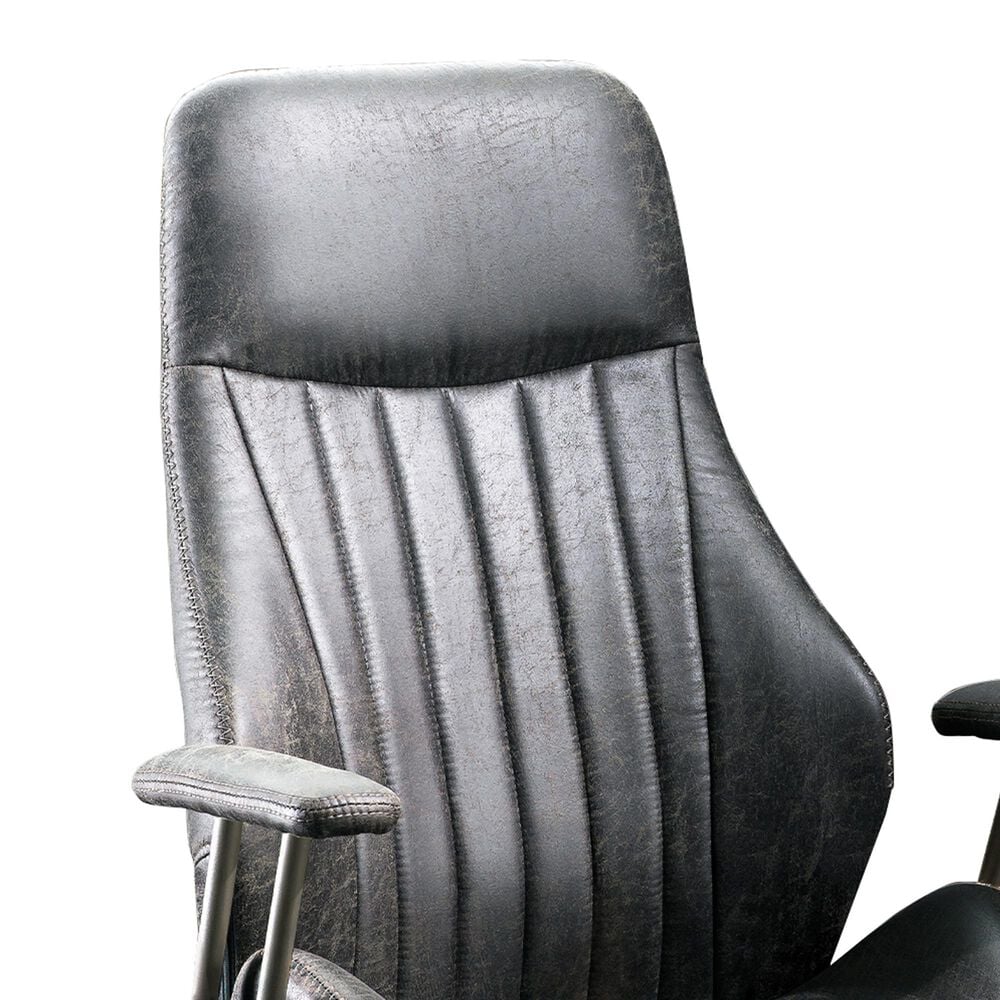 HOMLUX High Back Ergonomic Office Chair with Suede Leather in Gray, , large