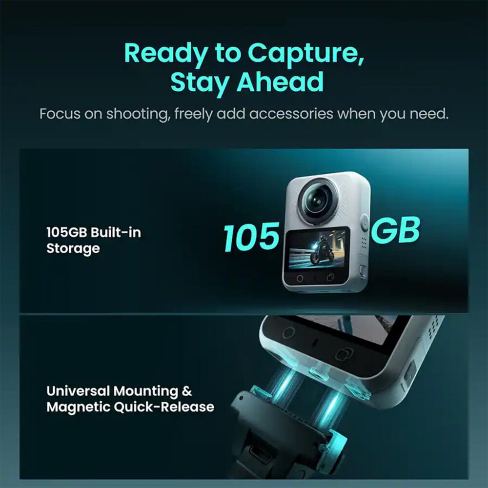 XTRA Sphra360: The Pro 8K 360 Action Camera for Creators, , large