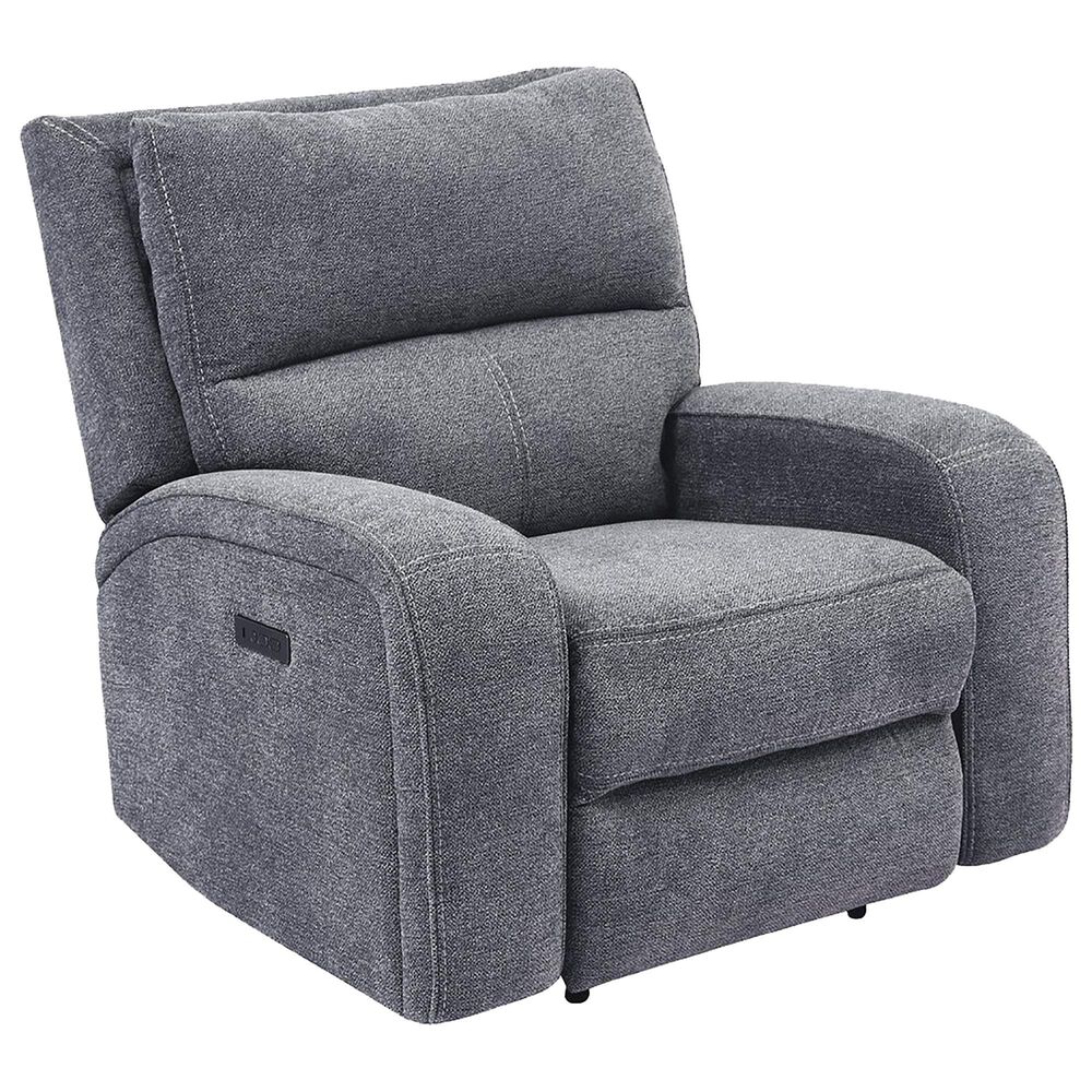 Simeon Collection Polaris Power Recliner with Power Headrest in Bizmark Gray, , large