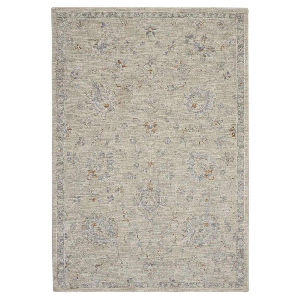 Nourison Infinite 3"11" x 5"11" Light Grey Area Rug, , large