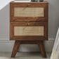 Modway Soma 2 Drawer Nightstand in Walnut, , large