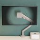Kanto Single Monitor Desk Mount for 17" - 40" Displays in White, , large