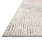 Loloi Levitt Shag 5"3" x 7"6" Ivory and Grey Area Rug, , large