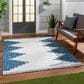 Surya Eagean EAG-2355 Dark Blue, Off-White, Navy and Pale Blue 8"10" x 12" Indoor/Outdoor Area Rug, , large