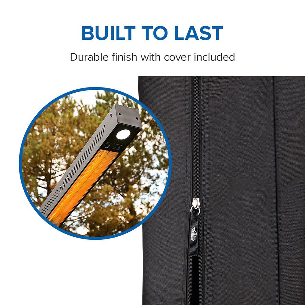 Napoleon Phantom Freestand Outdoor Electric Infrared Heater in Matte Black, , large