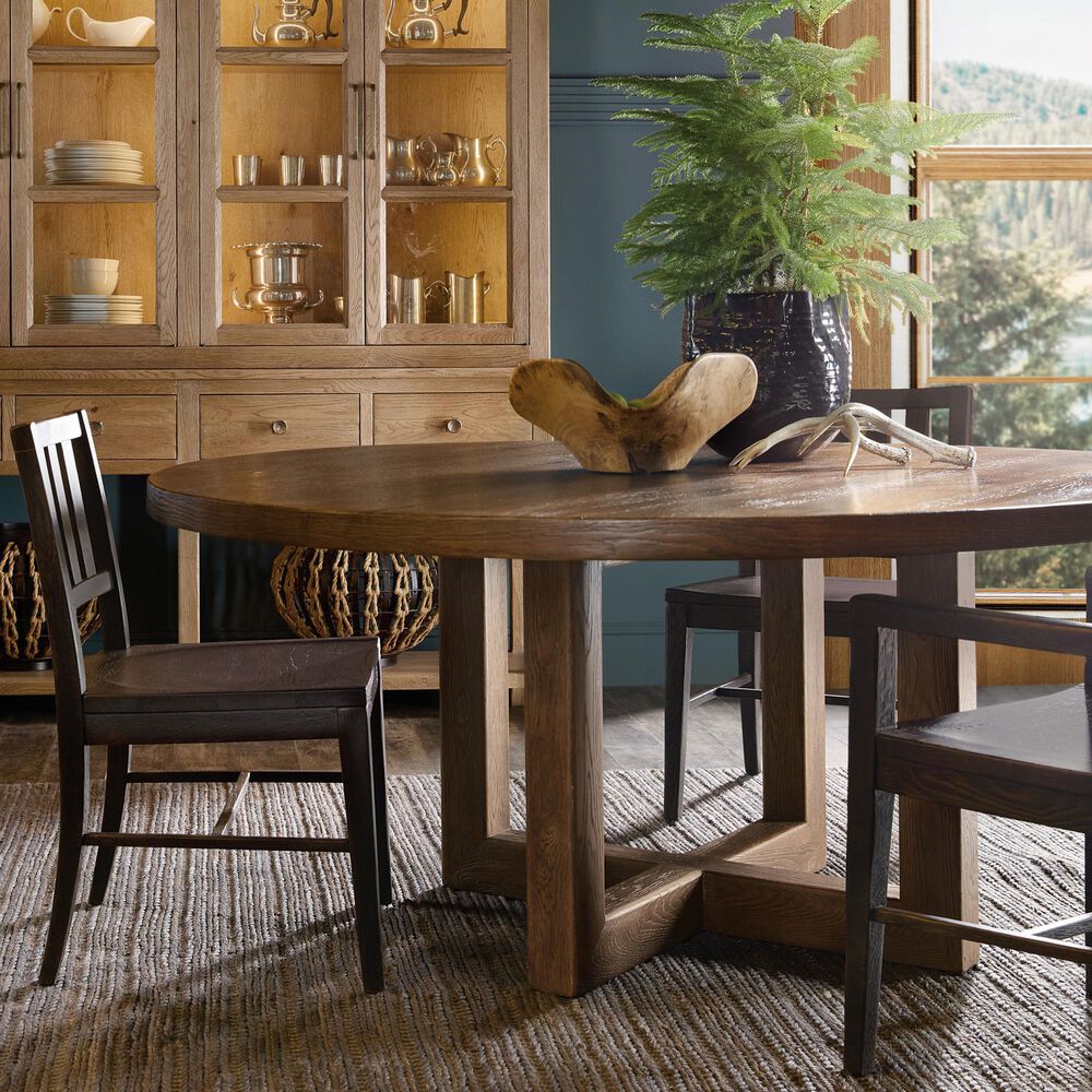 Hooker Furniture Driftwood Dining Side Chair in Burnt Timber, , large
