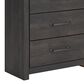 Ashley Hollivern 6-Drawer Dresser in Dark Gray, , large